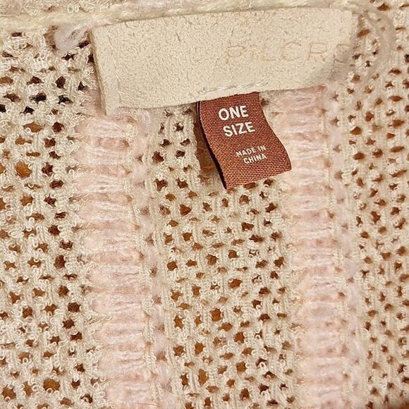 Anthropologie Pilcro striped open front knit cardigan sweater colorful funky art - Picture 6 of 8